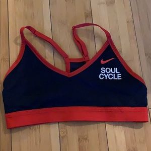 Nike x SoulCycle Red & Navy bra